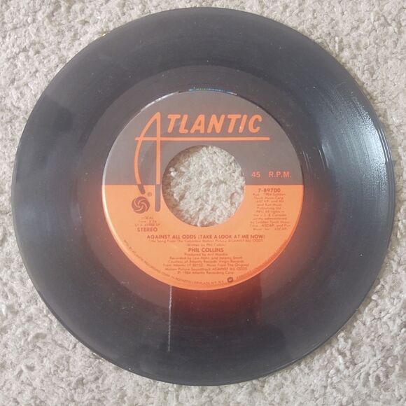 Phil Collins - TAKE A LOOK AT ME NOW 45' Vinyl PRE-OWNED - Picture 3 of 3